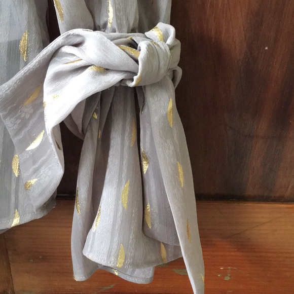 Blouse with Gold Foil Detail - Picture 2 of 3